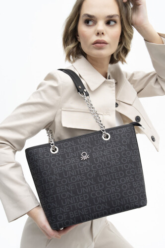 Kadın Omuz & Kol Çantası - Siyah - Benetton