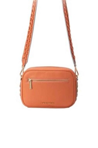 Kadın Örgü Askılı Çapraz Çanta - Turuncu - Laura Ashley