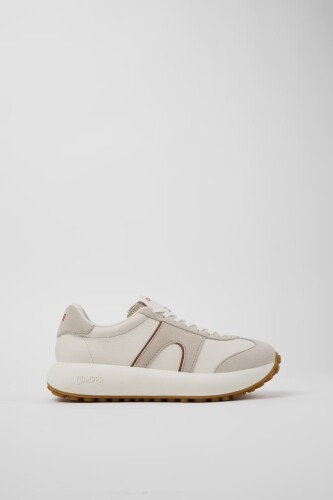 Kadın Pelotas Athens Deri & Süet Sneakers - Beyaz - Camper