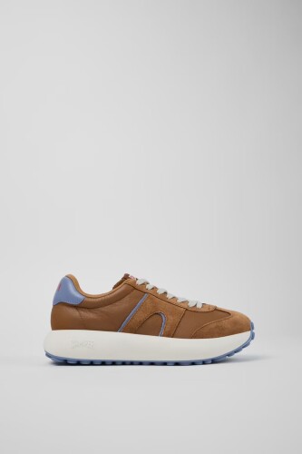 Kadın Pelotas Athens Deri & Süet Sneakers - Kahverengi 