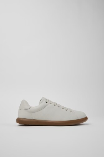 Kadın Pelotas Soller Deri Sneaker Ayakkabı - Beyaz 