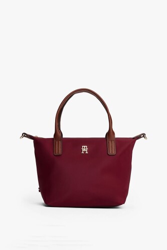 Kadın Popette Mini Tote El Çantası - Bordo 