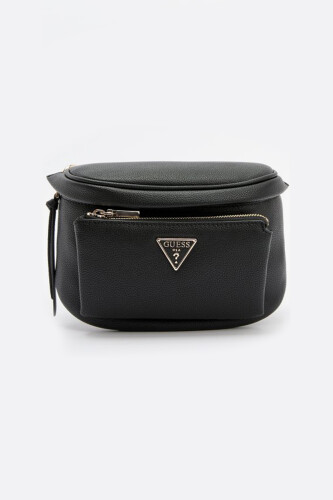 Kadın POWER PLAY Logolu Omuz Çantası - Siyah 