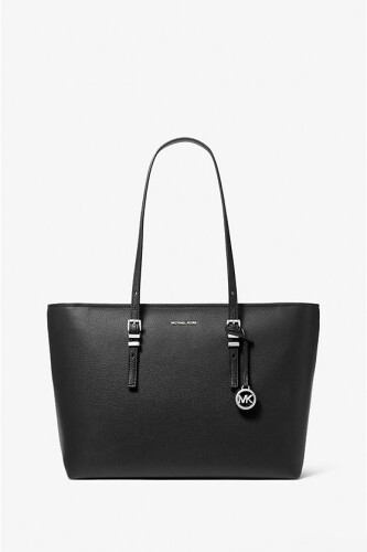 Kadın Quinn Büyük Çakıllı Tote Çanta - Siyah - Michael Kors