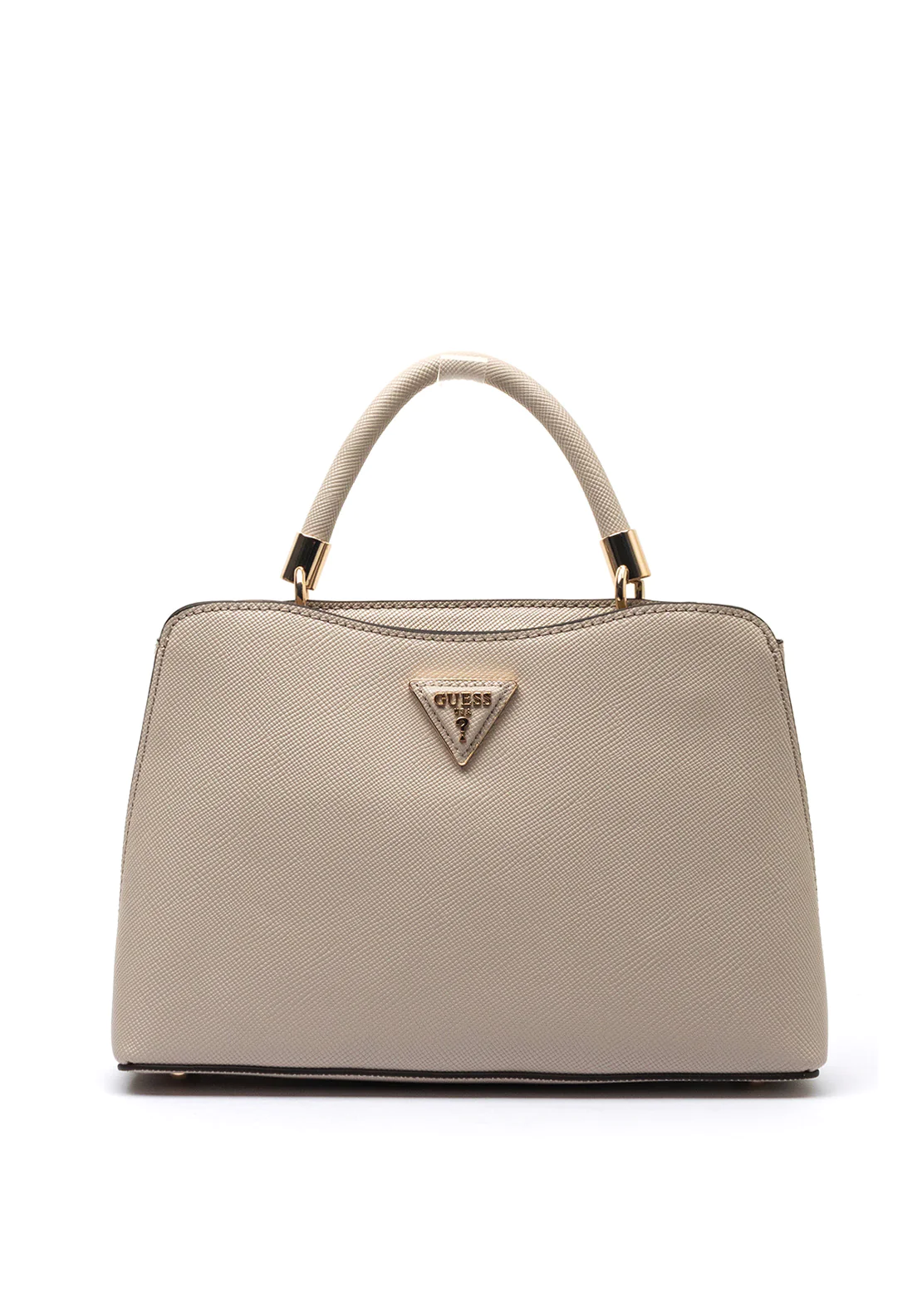 Kadın Saffiano Gizele El Çantası-Açık Kahverengi 