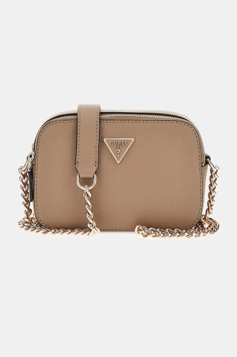 Kadın Saffiano Noelle Çapraz Askılı Çanta - Bej 