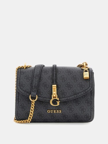 Kadın Şakayık 4g Logolu G James Çapraz Çanta-Antrasit - Guess