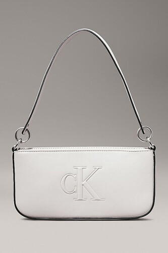 Kadın SCULPTED SHOULDER Omuz Çantası - Gri - Calvin Klein