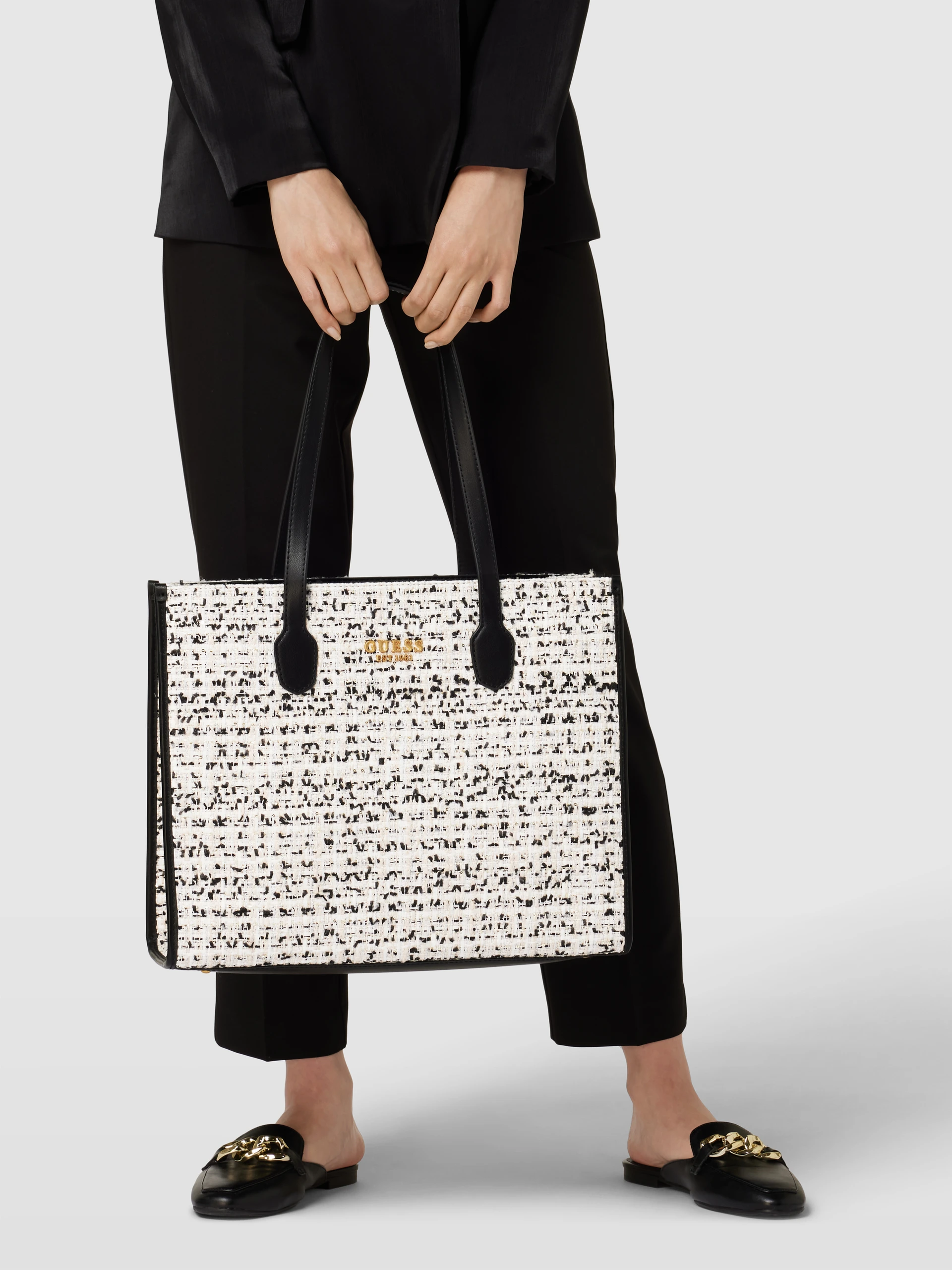 Kadın Silvana El ve Omuz Çantası-Beyaz 