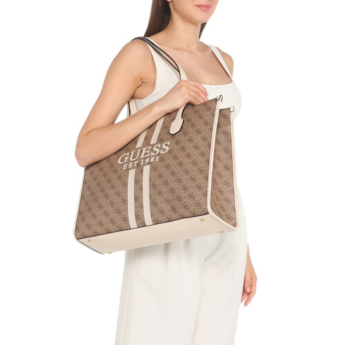 Kadın Silvana Omuz Çantası-Taş - Guess