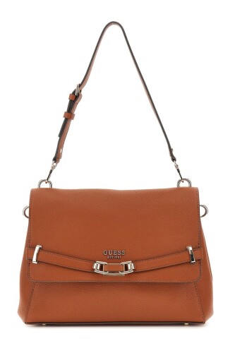 Kadın Silvye Flap Omuz Çantası - Taba - Guess