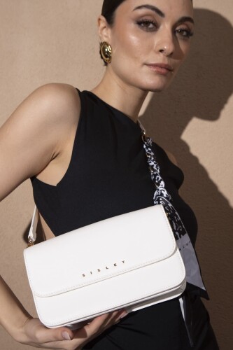 Kadın Sly Kırınkıl Çapraz Çanta - Beyaz 