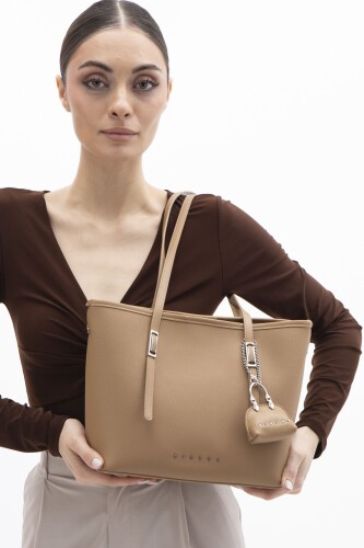 Kadın Sly Kırınkıl Kol Çantası - Camel 