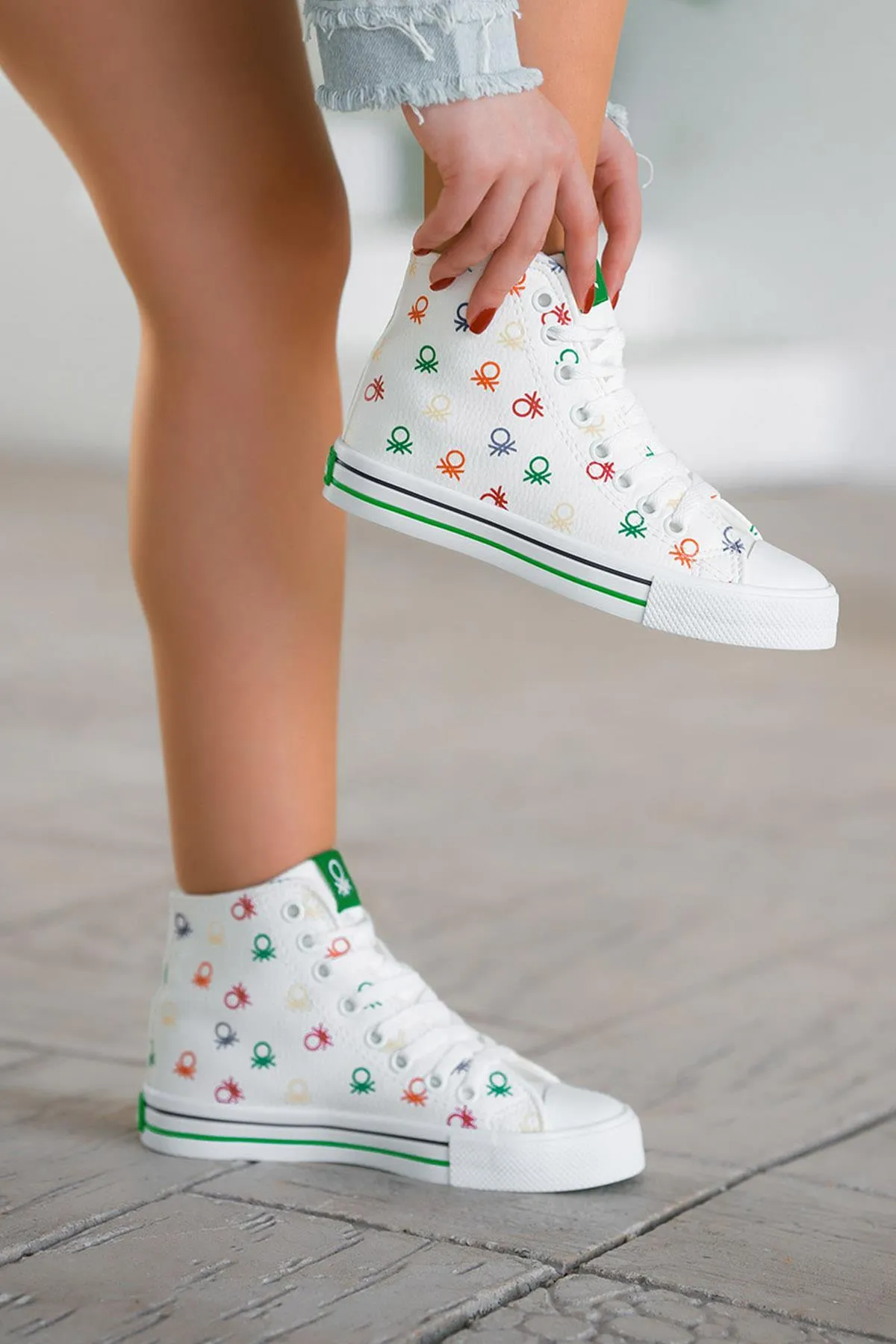 Kadın Spor Ayakkabı BN-30734-Beyaz 