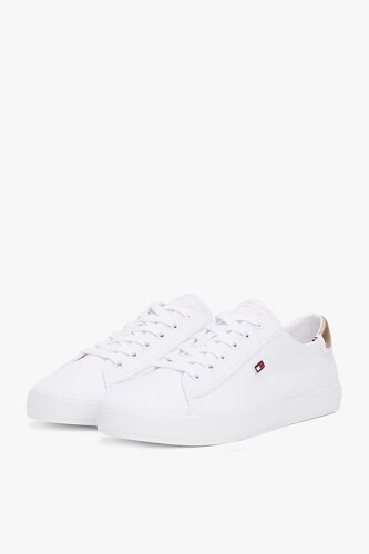 Kadın Th Canvas Lace Up Sneakers - Beyaz 