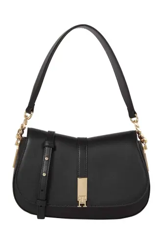 Kadın TH HERITAGE Omuz Çantası - Siyah 