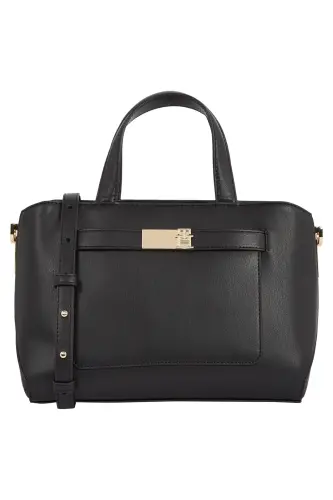 Kadın TH HERITAGE Omuz Çantası - Siyah 