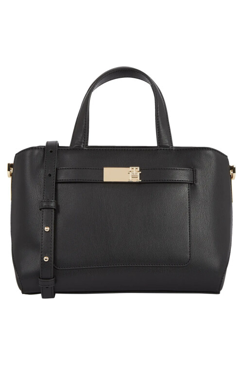 Kadın TH HERITAGE Omuz Çantası - Siyah - Tommy Hilfiger