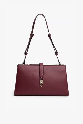 Kadın TH LIBRE Omuz Çantası - Bordo 