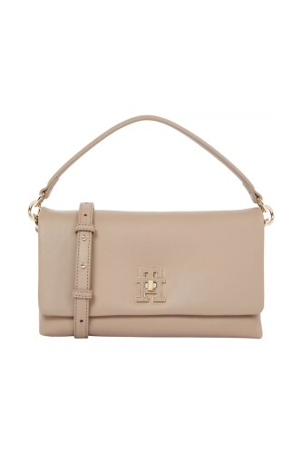Kadın Th Modern Convertible Crossover Omuz Çantası - Açık Kahverengi - Tommy Hilfiger