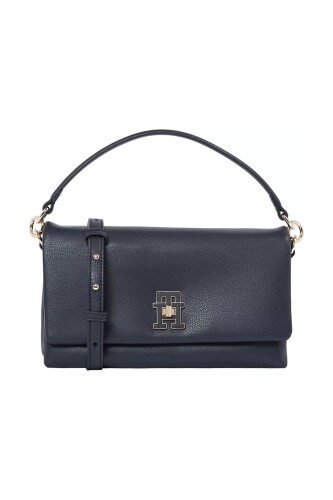 Kadın Th Modern Convertible Crossover Omuz Çantası - Lacivert - Tommy Hilfiger