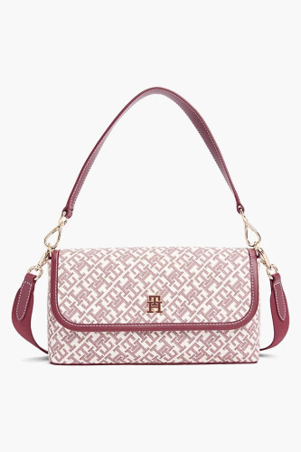 Kadın TH Monoplay Kapaklı Çapraz Çanta - Bordo 