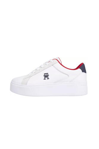 Kadın TH PLATFORM COURT SNEAKER NBK Sneaker-Beyaz 