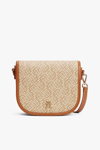 Kadın Th Saddle Çapraz Askılı Çanta - Açık Kahverengi 