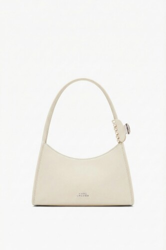 Kadın The Glam Claw Toka Aksesuarlı Deri Omuz Çantası - Beyaz 
