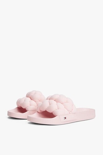 Kadın Tjw Braided Terlik - Pembe - Tommy Hilfiger