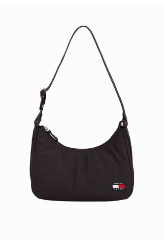 Kadın TJW ESS Günlük Omuz Çantası - Siyah - Tommy Hilfiger