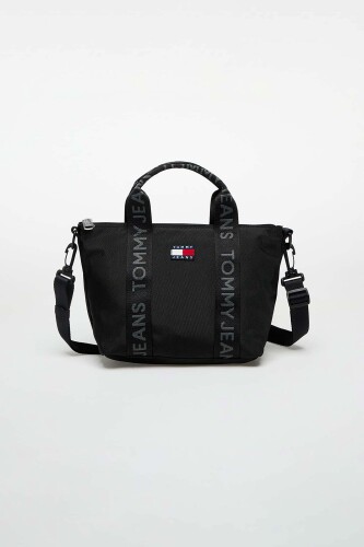 Kadın Tjw Günlük Mini Tote El Çantası - Siyah - Tommy Hilfiger