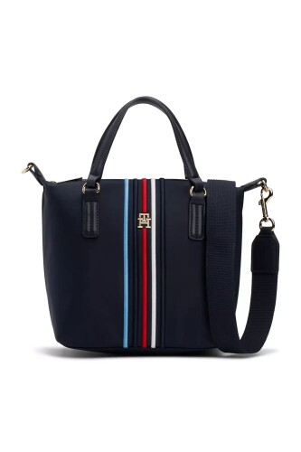 Kadın TM Poppy El Ve Omuz Çantası - Mavi - Tommy Hilfiger