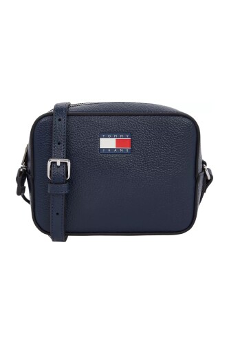 Kadın Tonal Badge Çapraz Askılı Kamera Çantası - Lacivert 