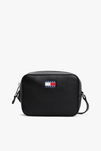 Kadın Tonal Badge Çapraz Askılı Kamera Çantası - Siyah - Tommy Hilfiger