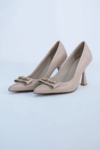 Kadın Topuklu Ayakkabı Z711513-Bej 