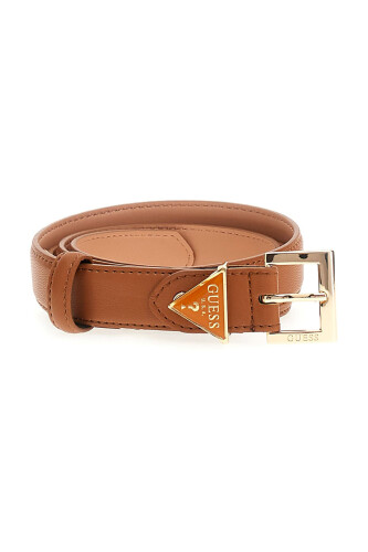 Kadın Üçgen Aksesuarlı Ayarlanabilir Kemer - Taba 