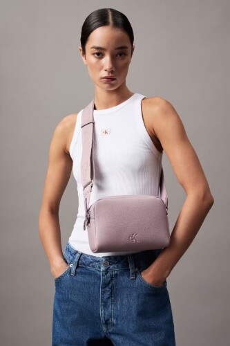 Kadın Ultralight EW Double Fermuarlı Camera Bag Omuz Çantası - Calvin Klein