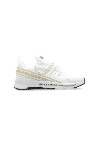 Kadın Versace DYNAMIC Sneaker Ayakkabı - Beyaz / Gold 