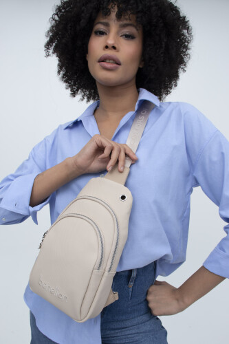Kadın Vücut Çantası - Bej 