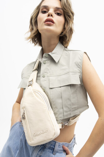 Kadın Vücut Çantası-Bej 