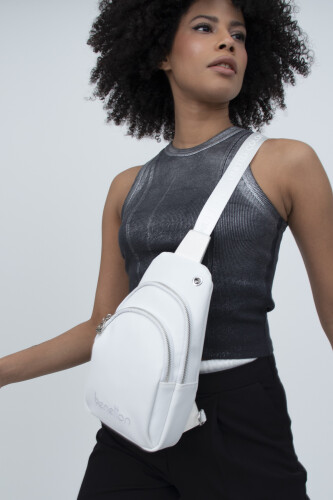 Kadın Vücut Çantası - Beyaz 