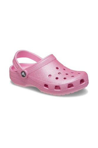 Kız Çocuk Classic Glitter Clog Sandalet - Pembe 