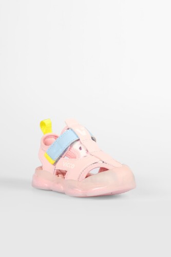 Kız Çocuk Live Bebe Işıklı Phylon Sandalet - Pudra 