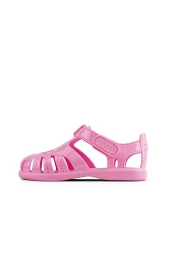 Kız Çocuk S10311 Tobby Gloss Çocuk Cırtlı Sandalet - Rosa 