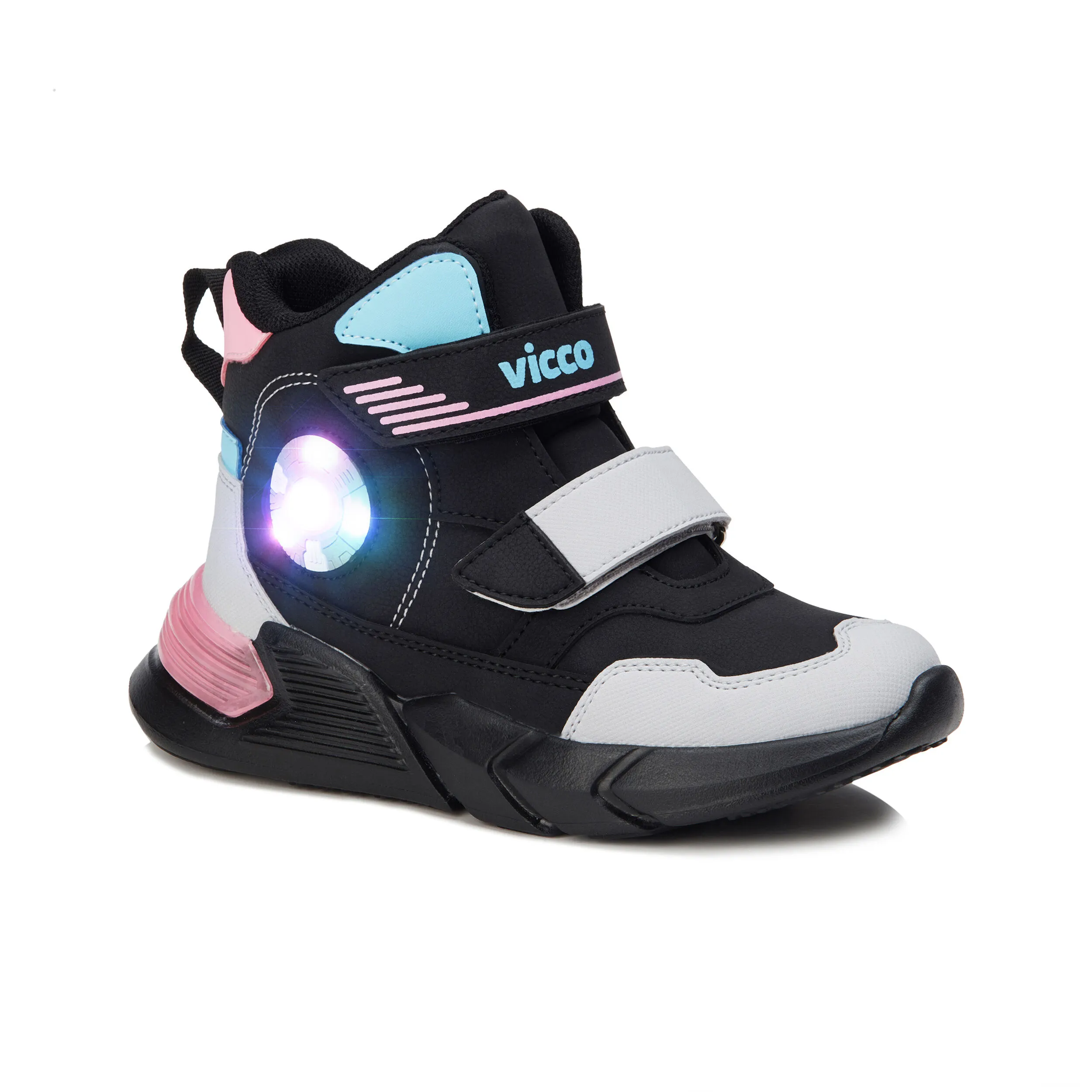 Kız Çocuk Sumo Patik Işıklı Phylon Bot-Gri 