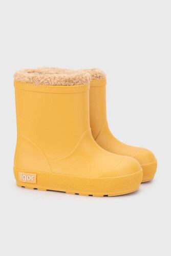 Kız Çocuk Yogi Borreguito İçi Yünlü Bot - Sarı 