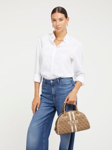 Mildred 4g Logolu Kadın El Çantası-Bej - Guess