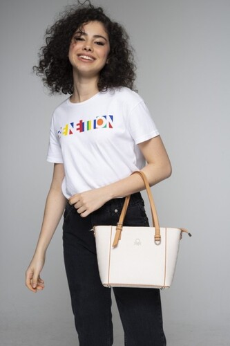 Mini Cüzdanlı Kol Çantası-BNT_627-Bej-A.Camel 