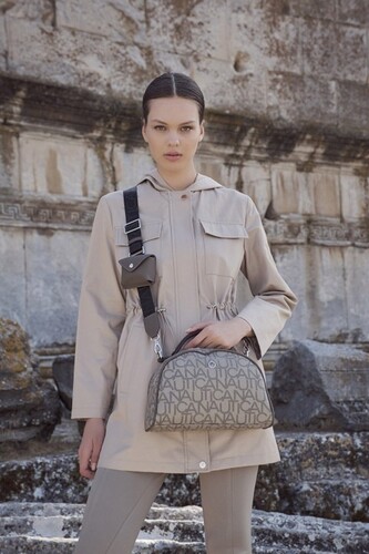 Mini Cüzdanlı Postacı Çantası-CN3506T-Vizon 